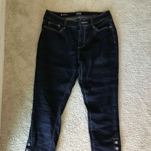 a.n.a dark blue jeggings size 8